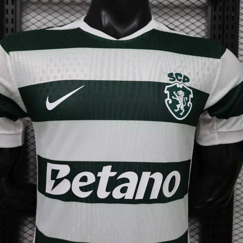 2026/2027 Player Version Sporting Lisbon Home Shirt--2