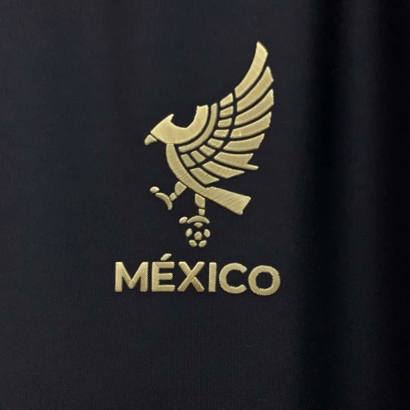 Maglia Messico Edizione Coppa Oro 2025 Nera--5