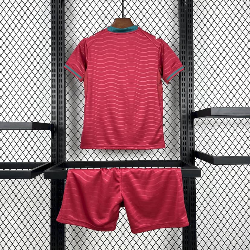 2026 Portugal Home Shirt Kids Size--1