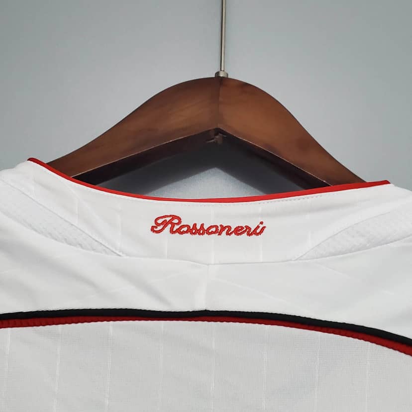 Koszulka Retro AC Milan wyjazdowa 2006/07 z długim rękawem--6