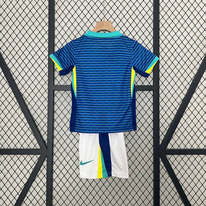 Camiseta Brasil Segunda Equipación 2024 Niño--1