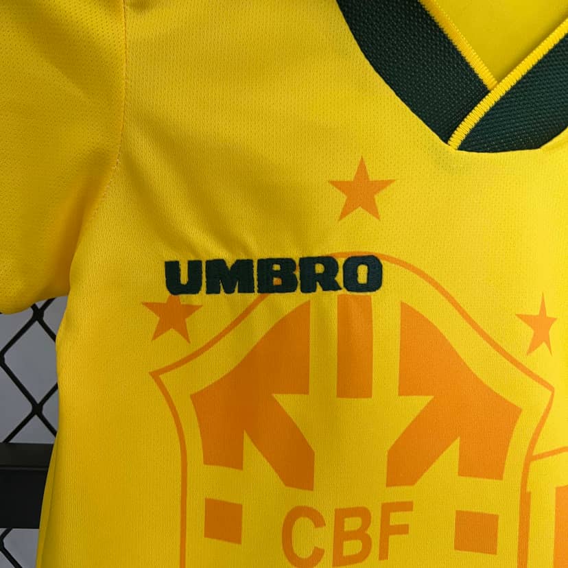 Camiseta Retro Brasil Primera Equipación 1994 Niño--4