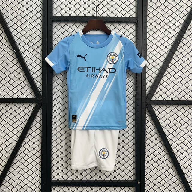 Maillot Kit Enfant Manchester City Domicile 2025/26