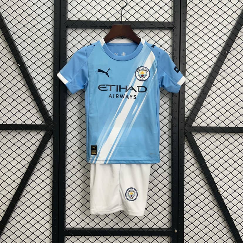 Conjunto Manchester City Principal 2025/26 Criança
