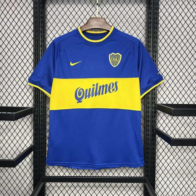 Camiseta Retro Boca Juniors Primera Equipación 2000/01