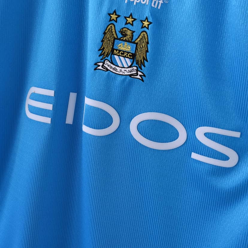 Maillot Retro Manchester City Domicile 1999/01--6