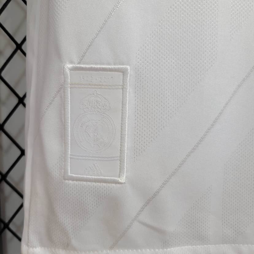 Camisola Retro Real Madrid Principal 2017/18 Manga Longa--7