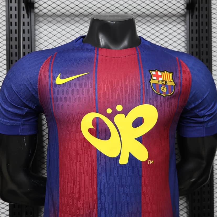 Camisola Barcelona Principal x Olivia Rodrigo 2025/26 Versão Jogador--2