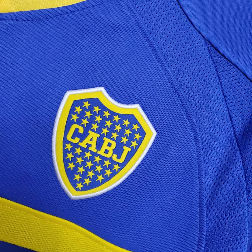 Camiseta Retro Boca Juniors Primera Equipación 2003/04--4