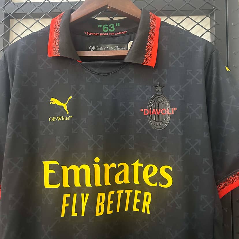 Maglia AC Milan Fourth 2024/25 Nera--2