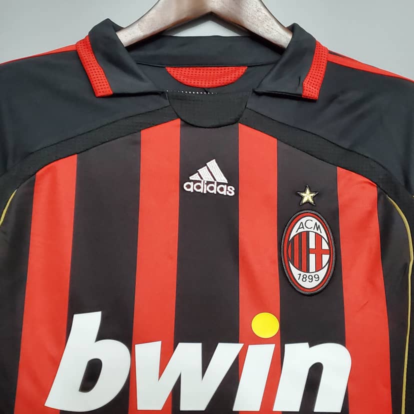 Maglia Retro AC Milan Home 2006/07 Maniche Lunghe--2