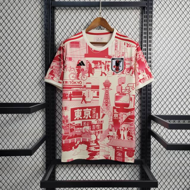 Camisola Japão Edição Especial Tokyo 2023 Vermelha