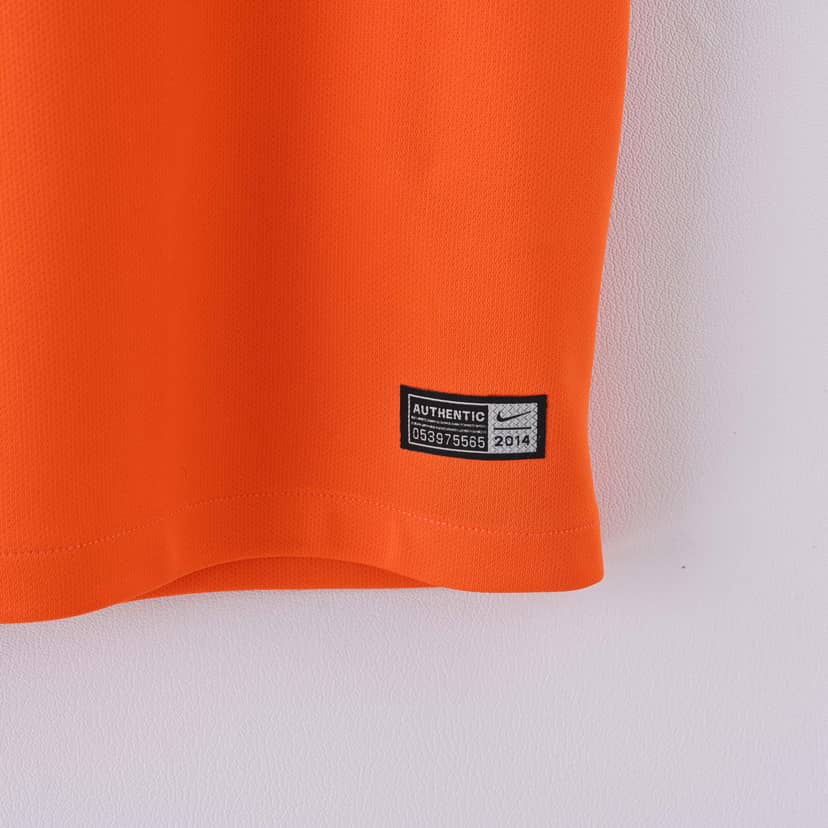 2014 Retro Netherlands National Team Home Shirt--5