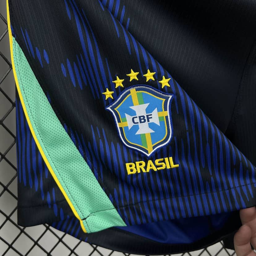 2026 Brazil Away Shorts Shirt--2