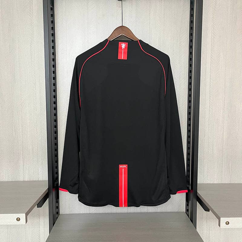 Maglia Retro Manchester United Third 2007/08 Maniche Lunghe--1
