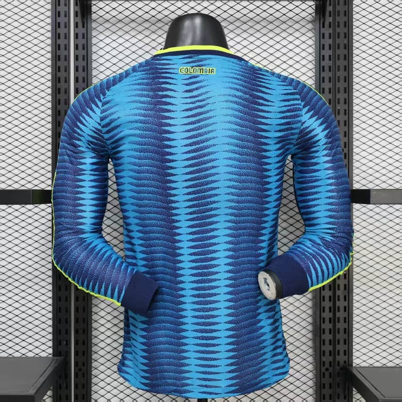 Maglia Colombia Away 2026 Player Version Maniche Lunghe--1