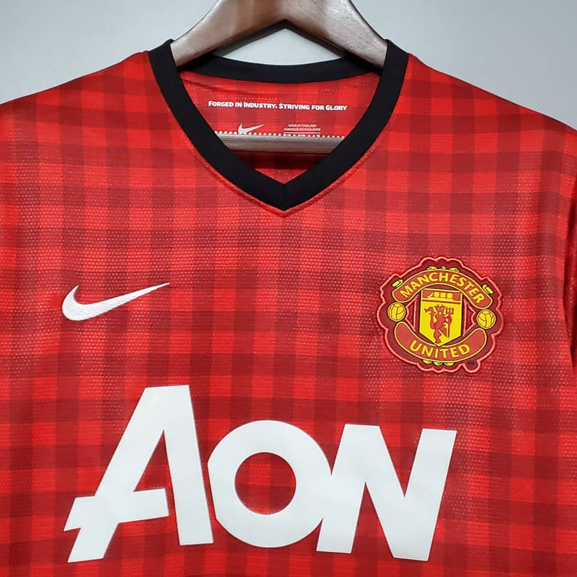 Koszulka Retro Manchesteru United domowa 2012/13--2