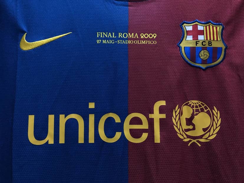 2008/2009 Retro Barcelona Shirt Home Champions League--5