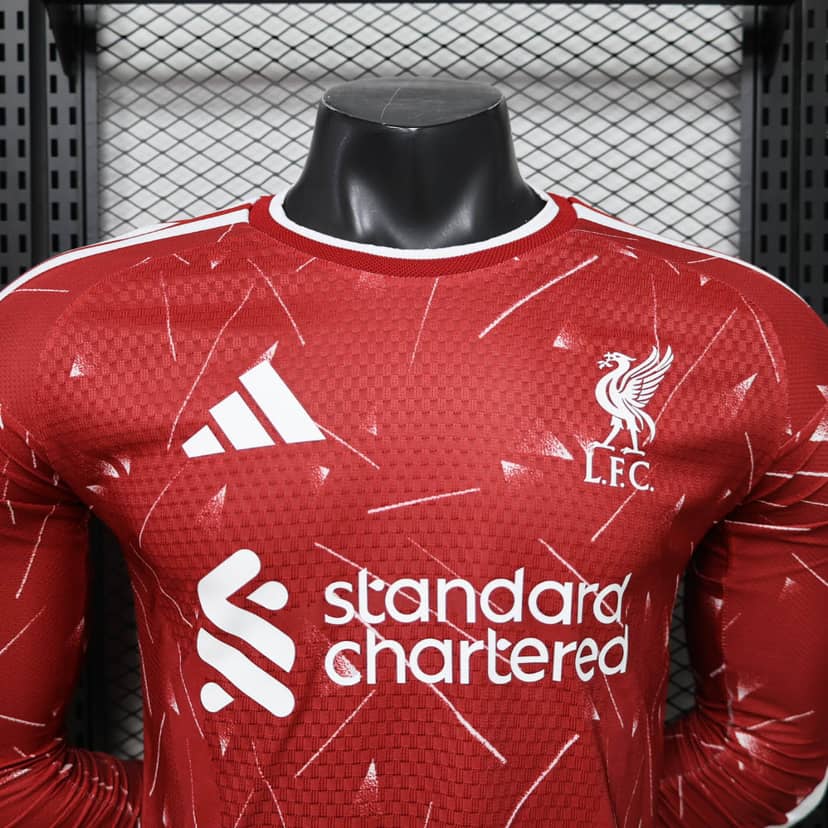 Maglia Liverpool Home 2026/27 Player Version Maniche Lunghe--2