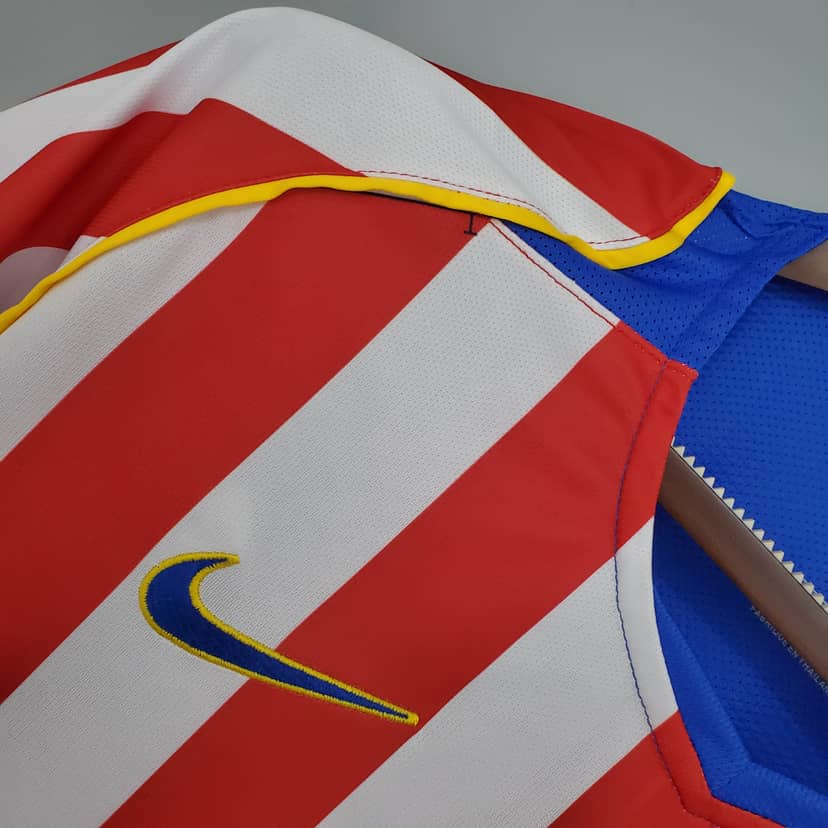 Koszulka Retro Atlético Madryt domowa 2004/05--3