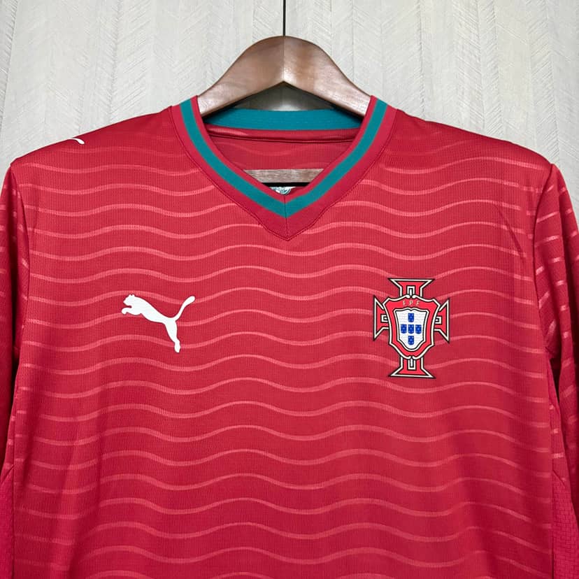 Maillot Portugal Domicile 2026 Manches Longues--2