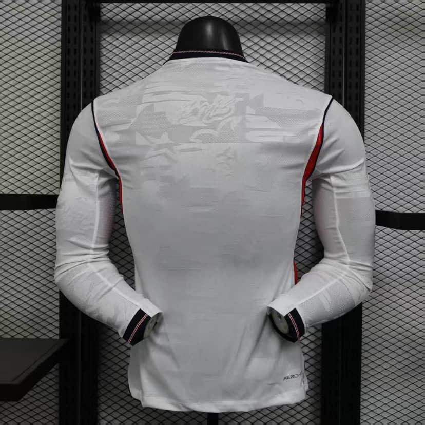 Maglia Inghilterra Home 2026 Player Version Maniche Lunghe--1
