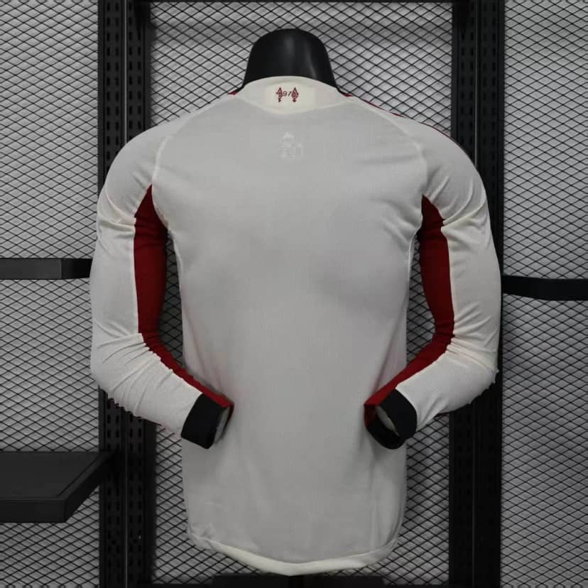 Maillot Liverpool Extérieur 2025/26 Version Player Manches Longues--1