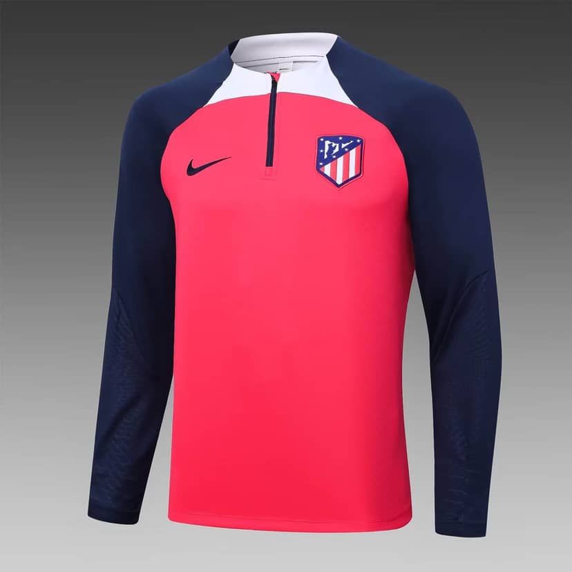 Chándal de Entrenamiento Atlético de Madrid con Media Cremallera 2023/24 Rojo--2
