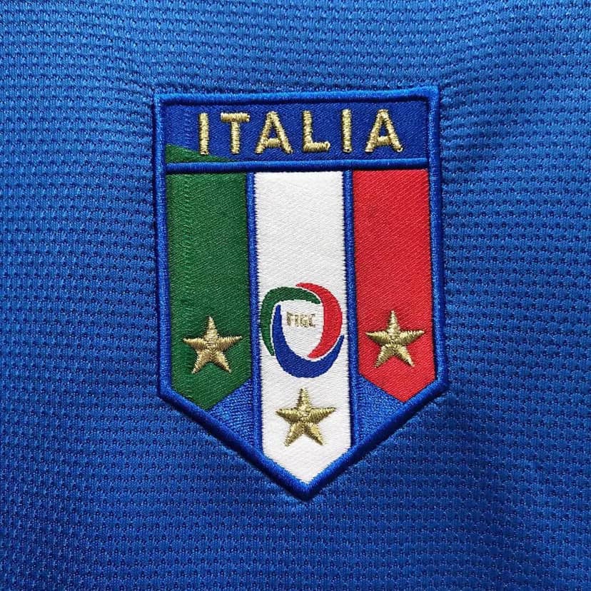 Maglia Retro Italia Home 2006--3