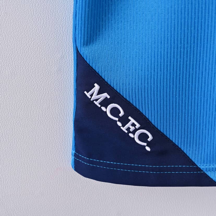 Maillot Retro Manchester City Domicile 1999/01--7