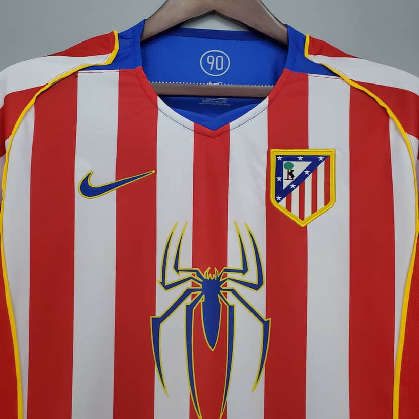 Koszulka Retro Atlético Madryt domowa 2004/05--2