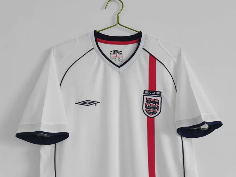 2002 Retro England Home Shirt--2