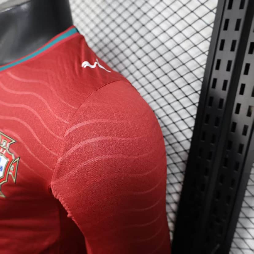 Maglia Portogallo Home 2026 Player Version Maniche Lunghe--7