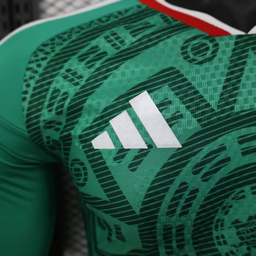 Camiseta México Primera Equipación 2026 Versión Jugador Manga Larga--4