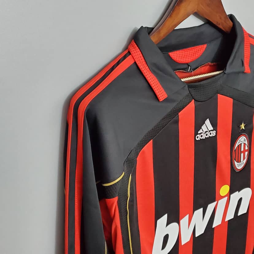 Maglia Retro AC Milan Home 2006/07 Maniche Lunghe--4
