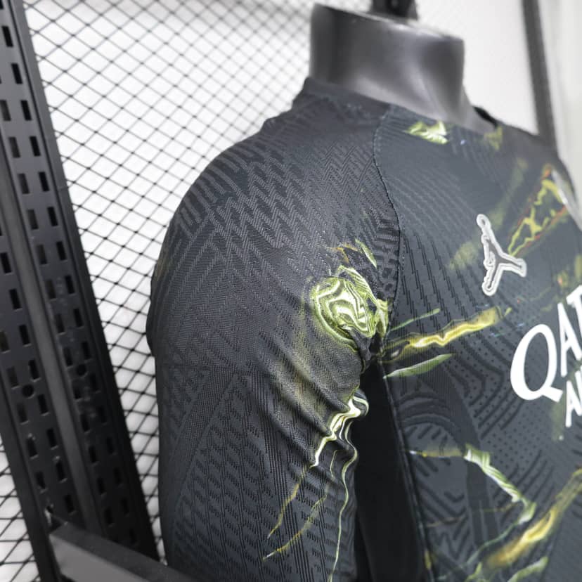 Camiseta PSG Edición Noche 2025/26 Versión Jugador Manga Larga--5