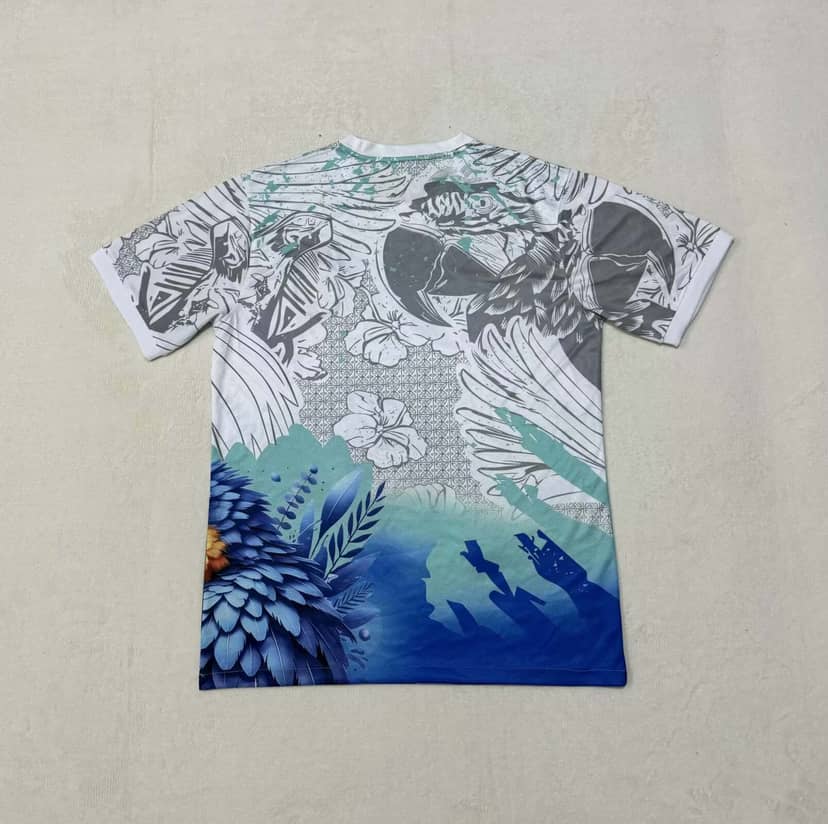 Camiseta Brasil Edición Especial 2025 Blanca y Azul--1