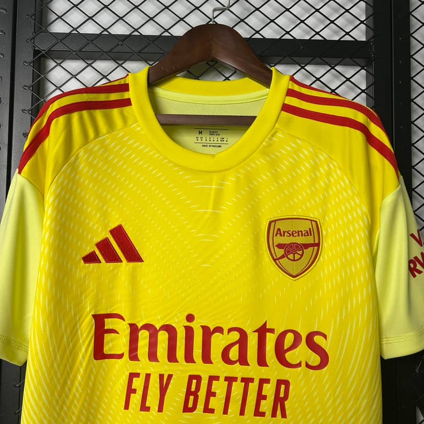 Camisola Arsenal Guarda-Redes 2025/26 Amarela--2