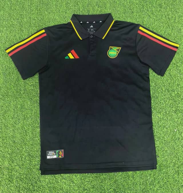 Koszulka polo Jamajki 2026 czarna