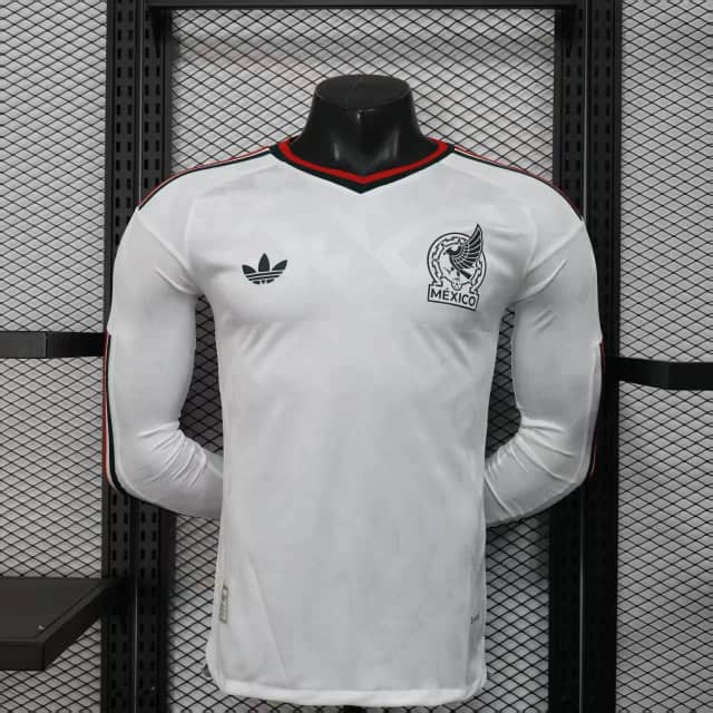 Camiseta México Segunda Equipación 2026 Versión Jugador Manga Larga