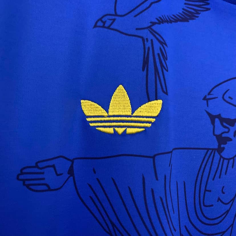 Koszulka Brazylii edycja specjalna Jesus 2025 niebieska--4