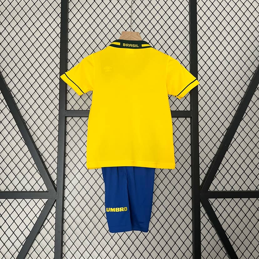 Camiseta Retro Brasil Primera Equipación 1994 Niño--1