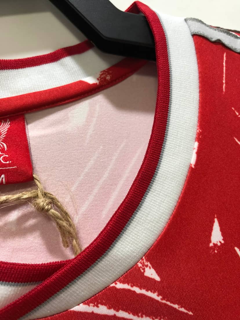 Camisola Retro Liverpool Principal 1989/91 Manga Longa--2