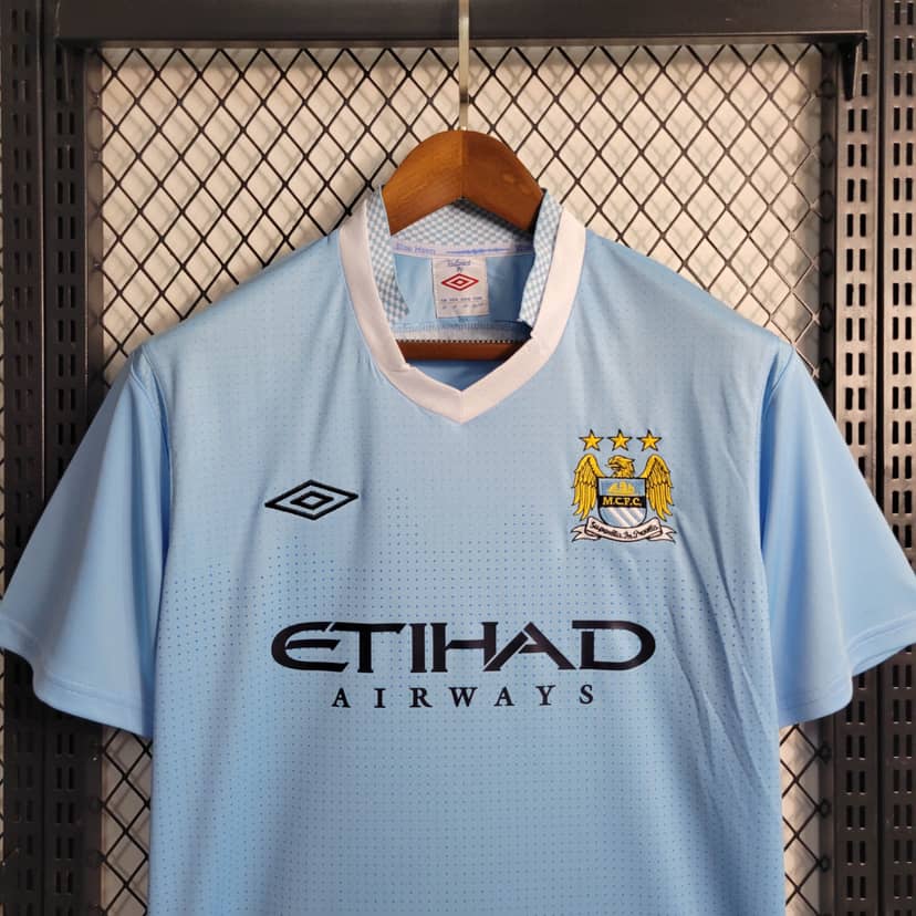 Koszulka Retro Manchesteru City domowa 2011/12--3