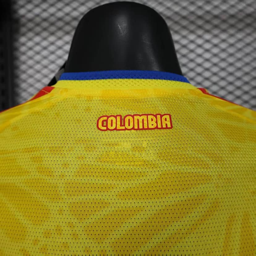 Camiseta Colombia Primera Equipación 2026 Versión Jugador Manga Larga--3