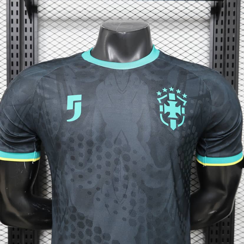 2026 Player Version Brazil Special Edition Black Shirt--2