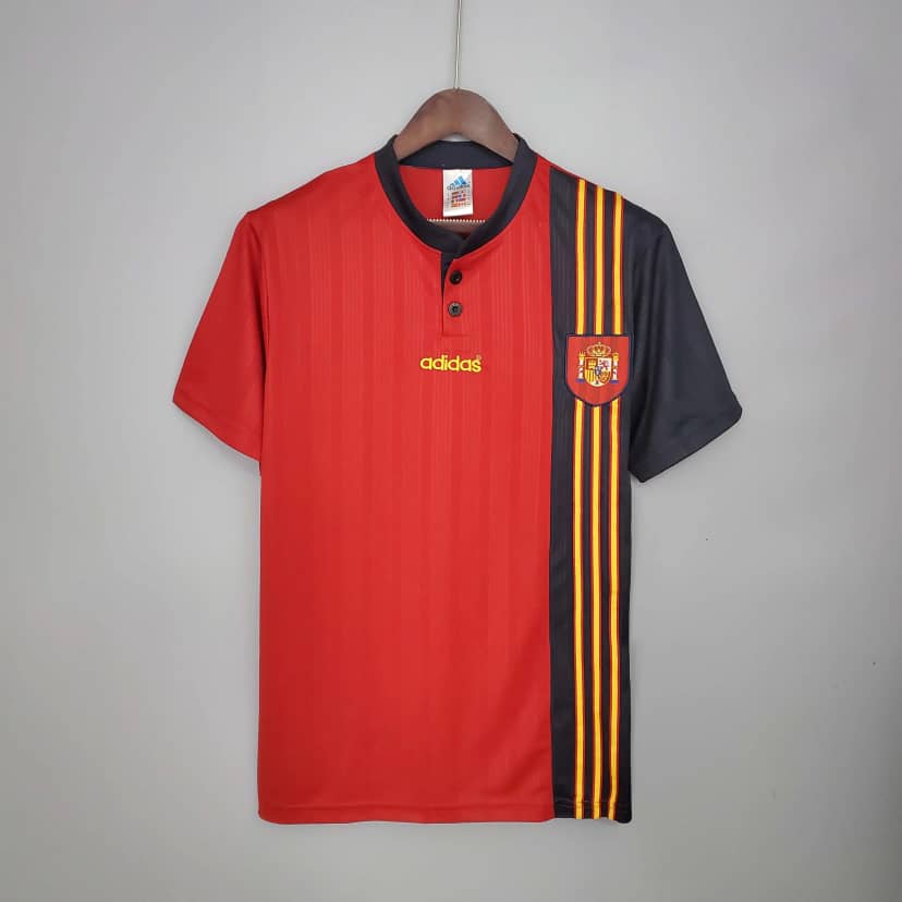 Koszulka Retro Hiszpanii domowa 1996