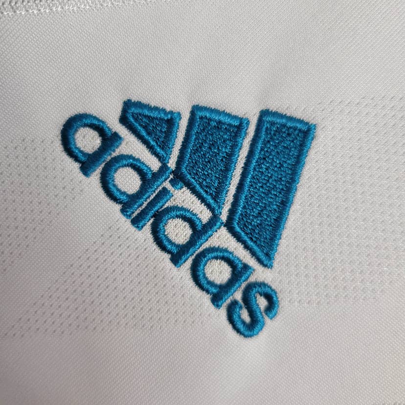 Camisola Retro Real Madrid Principal 2017/18 Manga Longa--3