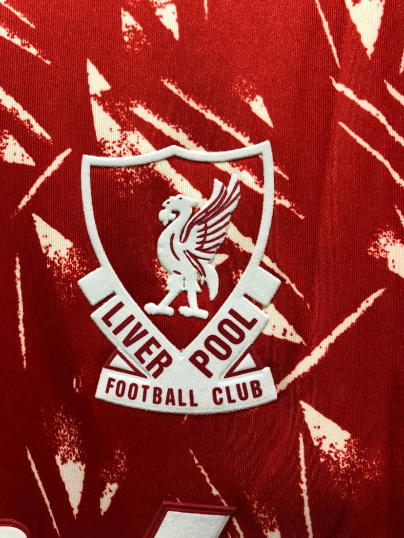Camisola Retro Liverpool Principal 1989/91 Manga Longa--6