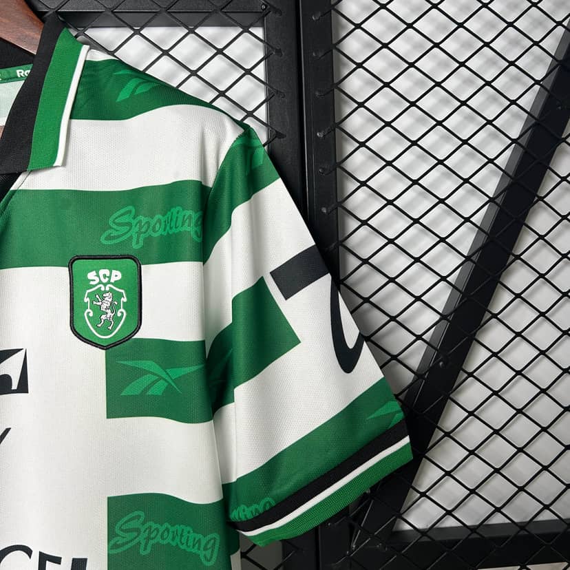 Maillot Retro Sporting Lisbonne Domicile 1999/00--4